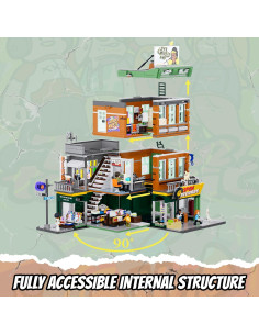 Set de Construcción Tienda de Discos FUNWHOLE 1980 Piezas 2