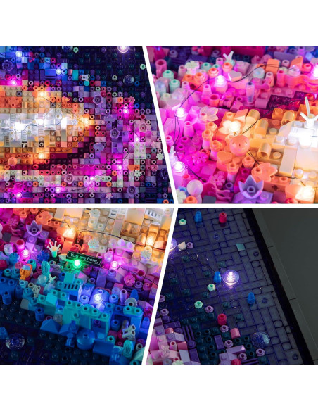 Kit de Luz LED BRIKSMAX para Lego 31212 Galaxia Vía Láctea