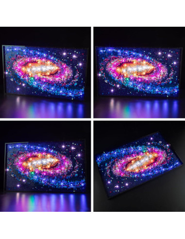 Kit de Luz LED BRIKSMAX para Lego 31212 Galaxia Vía Láctea