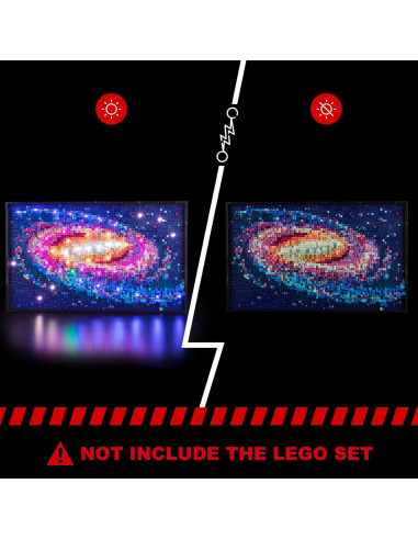 Kit de Luz LED BRIKSMAX para Lego 31212 Galaxia Vía Láctea