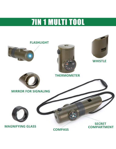 Kit de Exploración al Aire Libre GPUSFAK con Tienda y Walkie Talkies