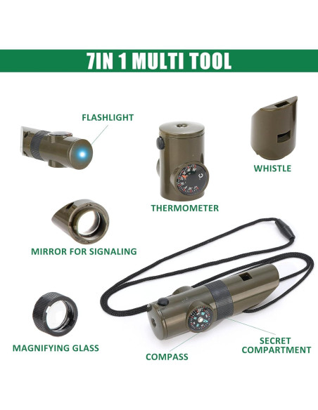 Kit de Exploración al Aire Libre GPUSFAK con Tienda y Walkie Talkies