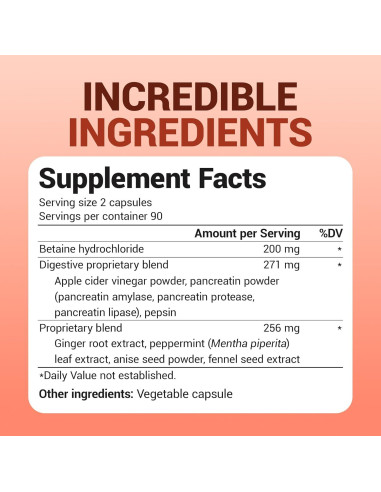 Enzimas Digestivas Avanzadas Dr. Berg 180 Cápsulas con Vinagre