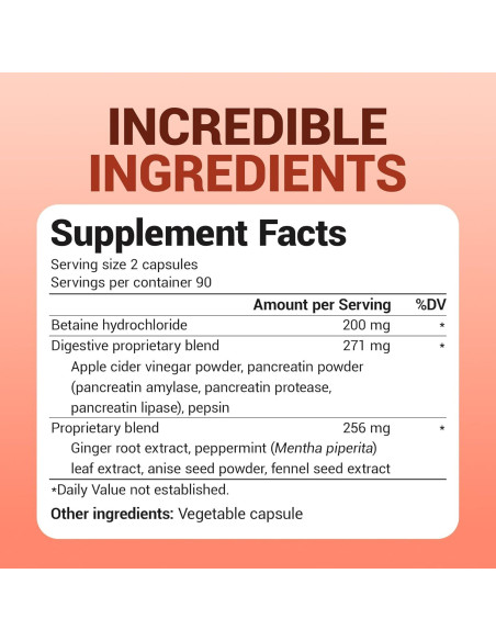 Enzimas Digestivas Avanzadas Dr. Berg 180 Cápsulas con Vinagre