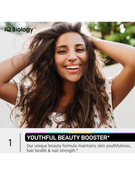 Suplemento de Biotina 10,000 mcg IQ BIOLOGY - 60 Cápsulas