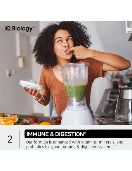 Suplemento de Biotina 10,000 mcg IQ BIOLOGY - 60 Cápsulas