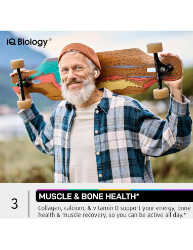 Suplemento de Biotina 10,000 mcg IQ BIOLOGY - 60 Cápsulas