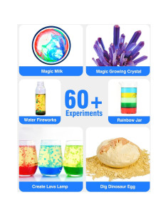 Kit Científico 60+ Melican para Niños 5-8 Años - Experimentos STEM 2
