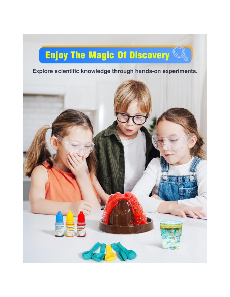 Kit Científico 60+ Melican para Niños 5-8 Años - Experimentos STEM Kit Científico 60+ Melican para Niños 5-8 Años - Experimentos STEM
