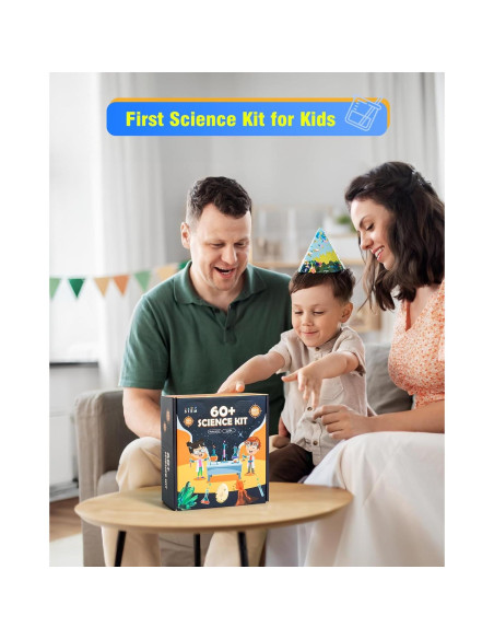 Kit Científico 60+ Melican para Niños 5-8 Años - Experimentos STEM Kit Científico 60+ Melican para Niños 5-8 Años - Experimentos STEM