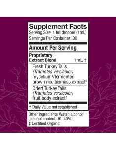 Extracto de Cola de Pavo Host Defense 30ml - Suplemento Digestivo e Inmunitario 2