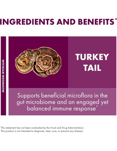 Extracto de Cola de Pavo Host Defense 30ml - Suplemento Digestivo e Inmunitario