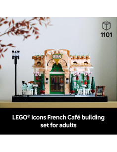 LEGO Icons Cafetería Francesa 10362 - Set de Construcción 1101 Piezas 2