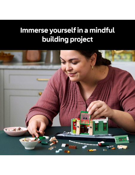 LEGO Icons Cafetería Francesa 10362 - Set de Construcción 1101 Piezas