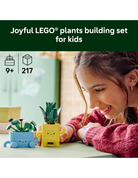 LEGO Botanicals Plantas Felices 10349 - Jardín Interior 217 Piezas