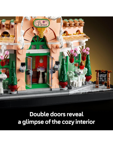 LEGO Icons Cafetería Francesa 10362 - Set de Construcción 1101 Piezas