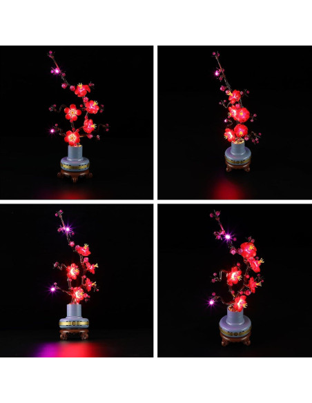 Kit de Luz LED BRIKSMAX para Flor de Ciruelo 10369 - Iluminación para LEGO