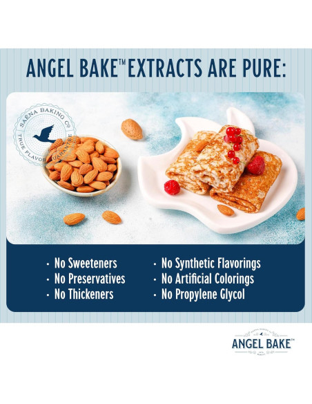 Extracto de Almendra Pura Saena 3.78 L - Sin Gluten, Vegano, Kosher