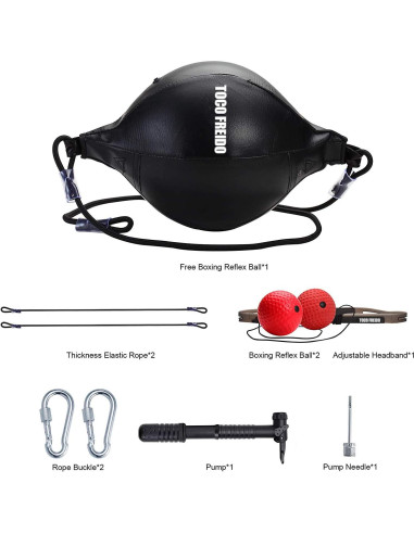 Bola de Boxeo Doble Extremo TOCO FREIDO con Accesorios