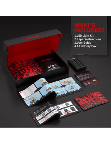 Kit de Luz LED BRIKSMAX para Lego Tudor Corner 10350