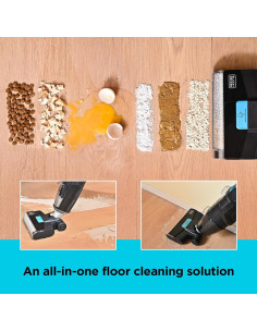 Aspiradora y Mopa Inalámbrica BLACK+DECKER 2 en 1, 650ml 2