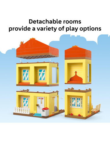 LEGO Casa Familiar de Bluey 11203 - Juguete para Niños 4 Años