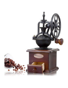 Molino de Café Manual YUEHUA de Madera Vintage 1.09 kg