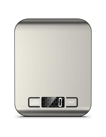 Balanza de Cocina Digital Mik-Nana 10 kg Plata LCD 6 Unidades