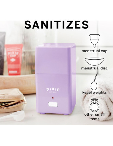 Esterilizador de Copa Menstrual Pixie - Eficaz y Rápido