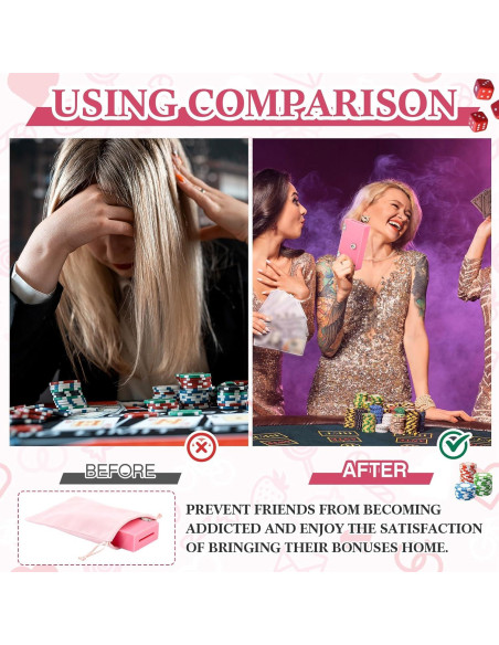 Caja Acrílica Rosa CroBlissful con Llaves y Bolsa de Almacenamiento