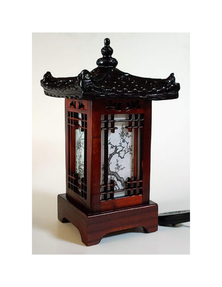 Lámpara de Madera Hecha a Mano Coreana | 24.99 cm | Antique Alive