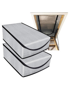 Cubierta de Aislamiento para Puerta de Ático Storystore 2 Pack 64x137x28 cm