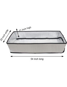 Cubierta de Aislamiento para Puerta de Ático Storystore 2 Pack 64x137x28 cm 2