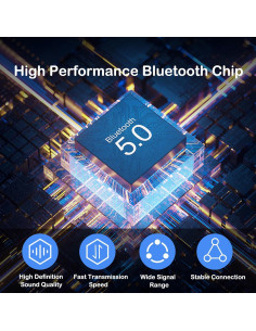 Gafas de sol Bluetooth RERBO J6-8 UV400 Verde 2