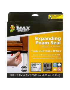 Espuma Expandible Duck 3.96m para Puertas y Ventanas Negra