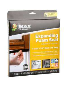 Espuma Expandible Duck 3.96m para Puertas y Ventanas Negra 2