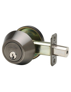 Cerrojo de Cilindro Simple Copper Creek DB2410AN Níquel Antiguo