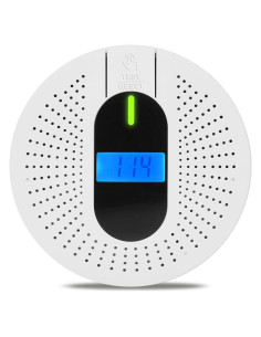 Detector de Humo y Monóxido de Carbono Antercite 10 Años Batería