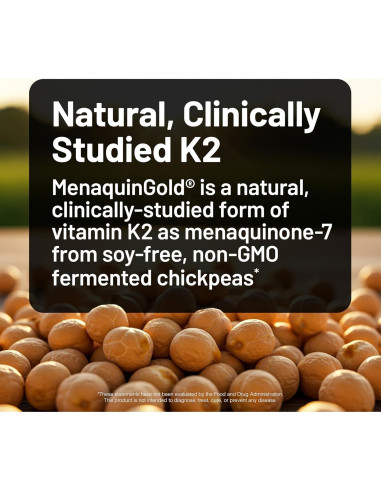 NatureWise Vitamina D3 5000UI + K2 100mcg Vegana - 30 Gelatinas