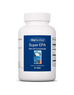 Suplemento Omega 3 Allergy Research Group Super EPA 60 Cápsulas