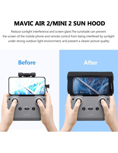 Capota Solar STARTRC para DJI Mini 2/3/Air 3 - Smartphone 11-18 cm