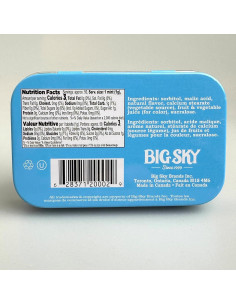 Mentas Sin Azúcar Big Sky Frambuesa Azul - Paquete de 6 Latas 2