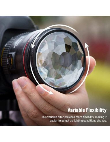 Filtro Prisma Kaleidoscopio NEEWER 58mm para Cámara