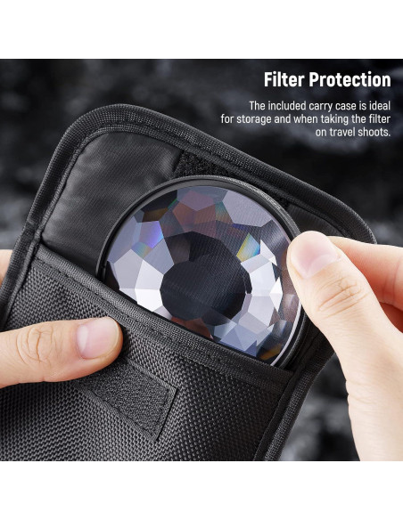 Filtro Prisma Kaleidoscopio NEEWER 58mm para Cámara