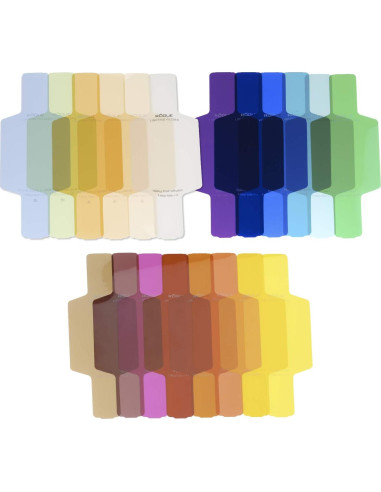 Geles Flash Rogue - Kit de 20 Filtros de Iluminación para Speedlights