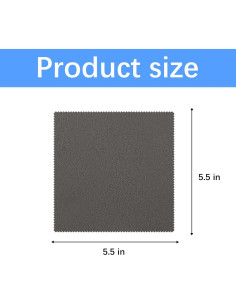 Paquete de 120 Paños de Microfibra para Limpieza de Gafas 14cm 2