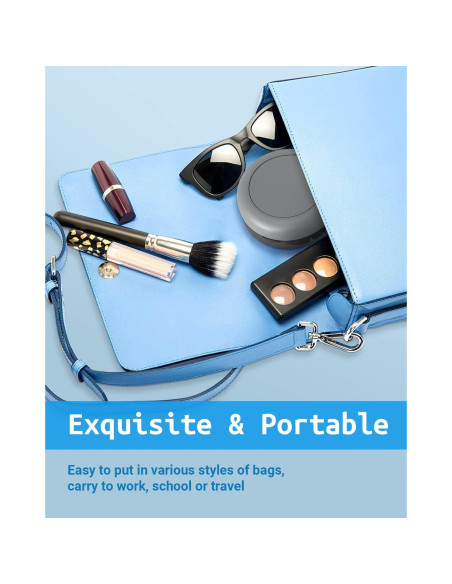 Estuche para Dentaduras SEANCHEER Gris Portátil a Prueba de Fugas