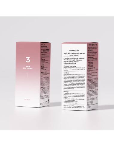 Suero Numbuzin No.3 49.9 ml | Piel Sin Poros y Texturizada