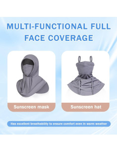 Paquete de 3 Balaclavas de Verano UV 50+ Transpirables 2