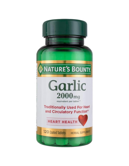 Ajo Suplemento Herbal Nature's Bounty 2000mg 120 Cápsulas